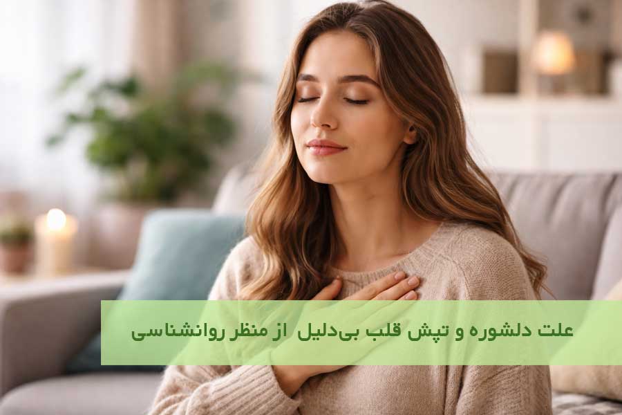 علت دلشوره و تپش قلب بی‌دلیل
